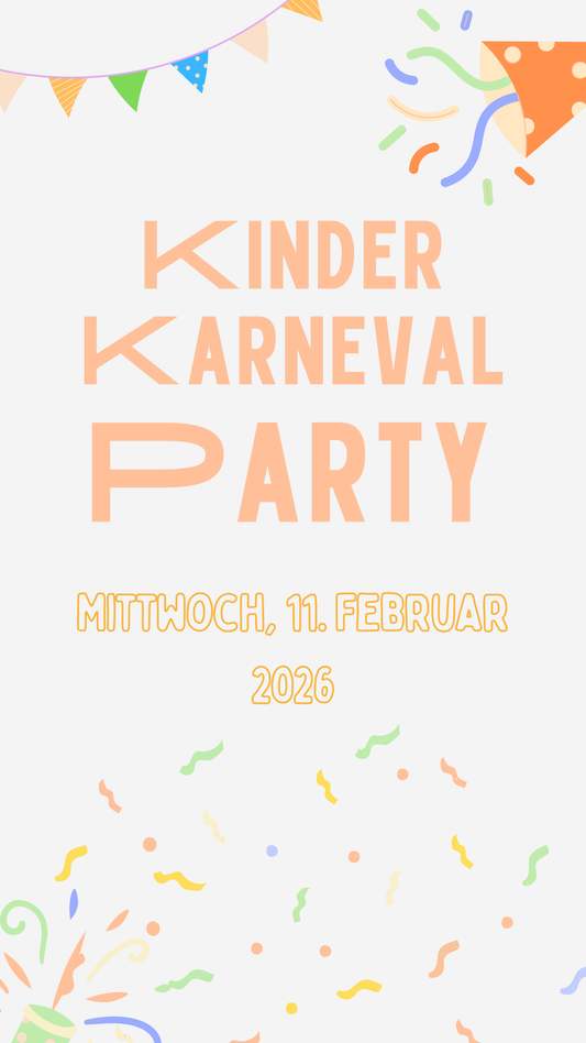 Kinderkarneval 11.02.26 (ab 6 Monate - 1 1/2 Jahre)
