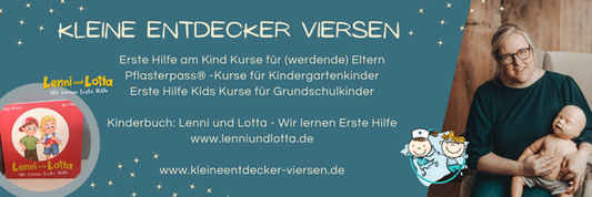 Erste Hilfe am Kind Kurs für (werdende) Eltern, Großeltern und Bezugspersonen // Samstag, 05.07.25 10:00-12:30Uhr