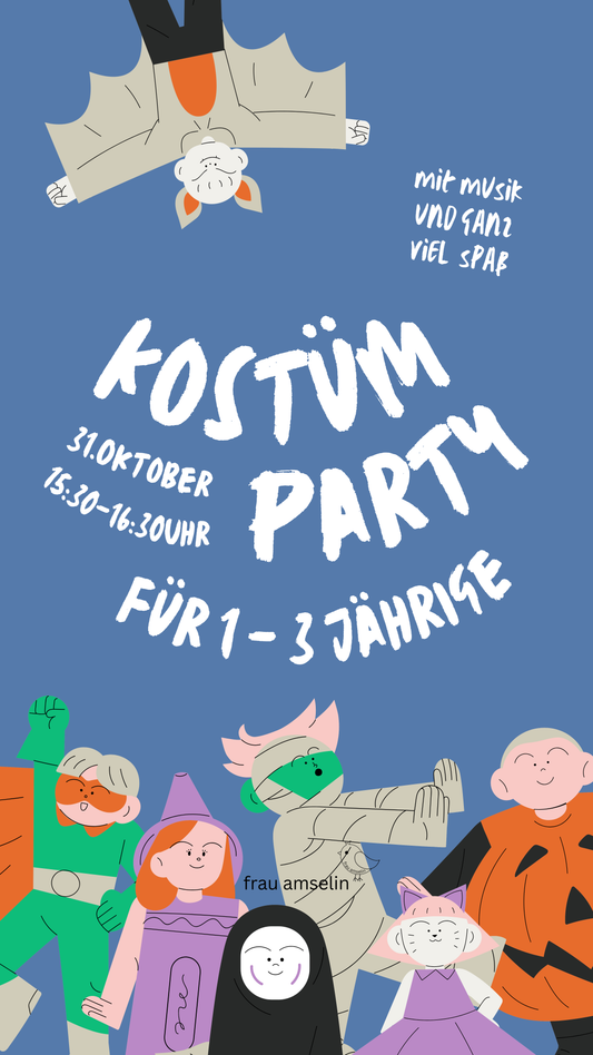 Kinder-Halloween-Kostüm-Party (für 1-3 jährige)